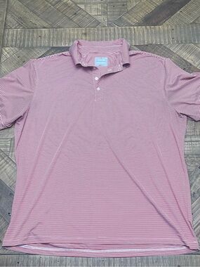 OOBE HydroChill striped performance polo shirt